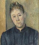 Paul Cezanne Portrait of Madame Cezanne. oil painting reproduction